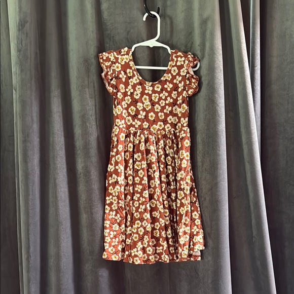 Little Sleepies Other - Little Sleepies Mocha Blossoms Twirl Dress